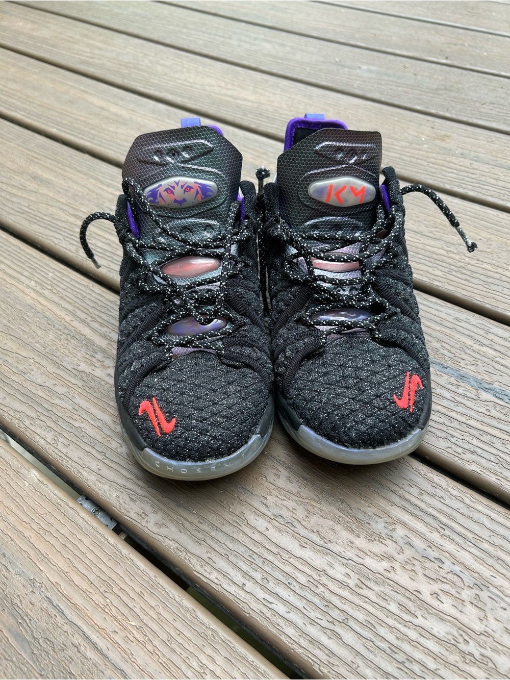 Nike LeBron 18 "The Chosen 2" collaboration with Kylian Mbappé